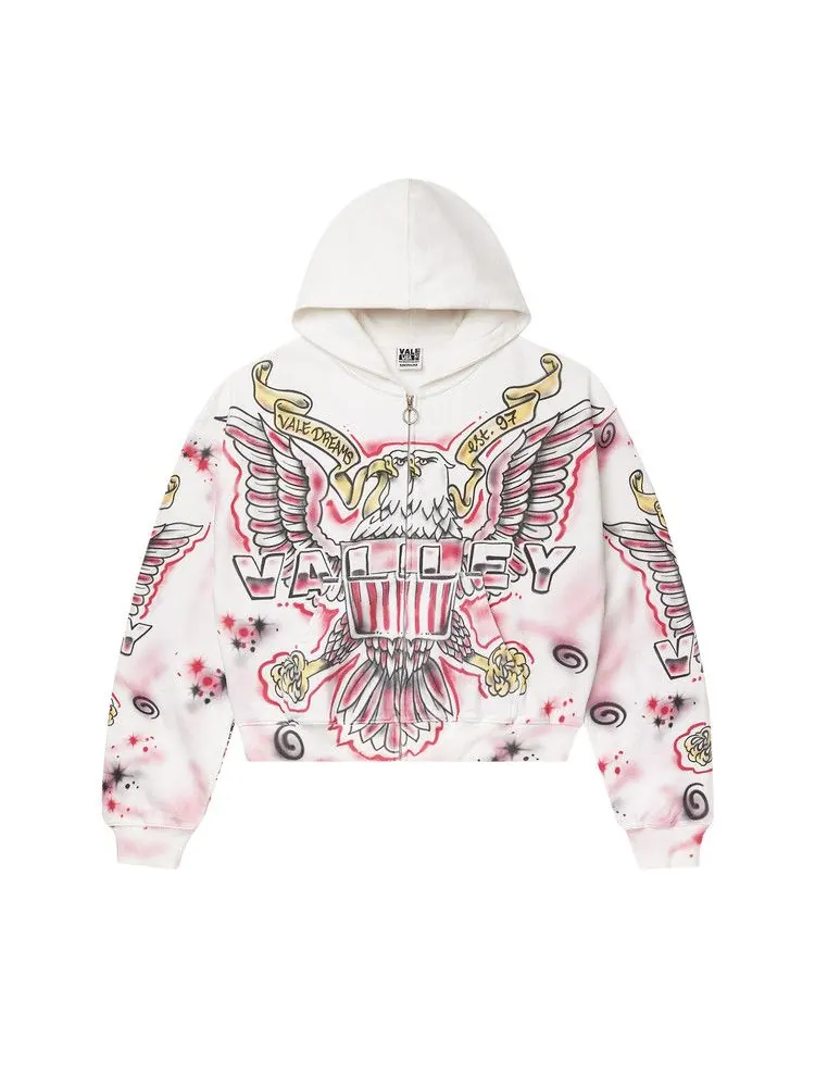 Толстовка Vale Forever Flag Zip Up — изображение 1 из 2, белый