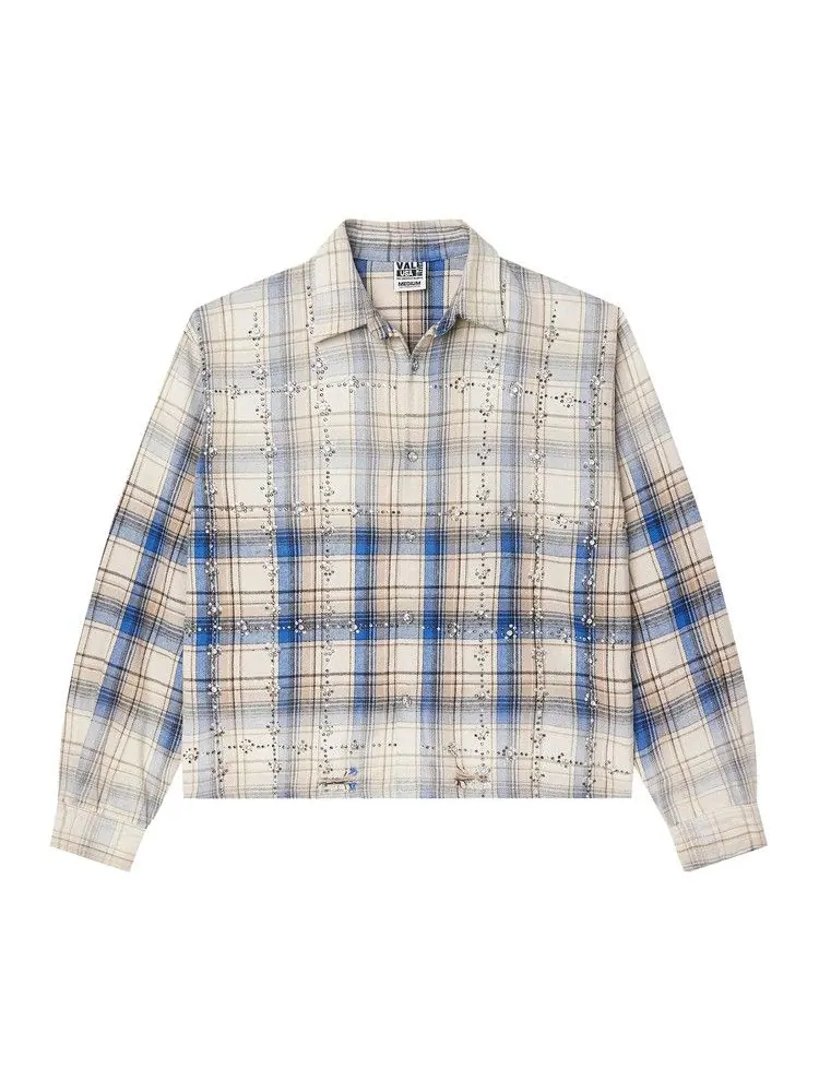 Топ Vale Forever Skyfall Flannel — изображение 1 из 2, кремовый/синий
