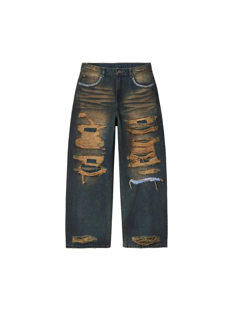 Брюки Vale Forever Thrashed Denim, Dark/Wash — изображение 1 из 2, синий
