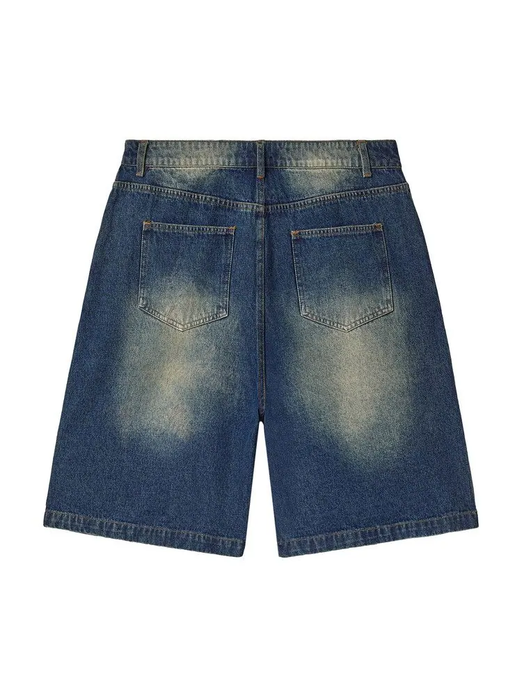 Брюки Vale Forever 1980s Jorts, Mid/Wash — изображение 2 из 2, синий