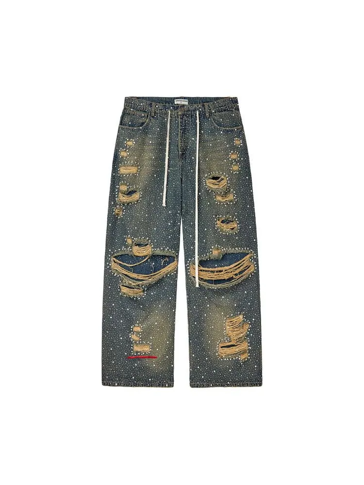Брюки Vale Forever Iced Out Denim — изображение 1 из 2, синий