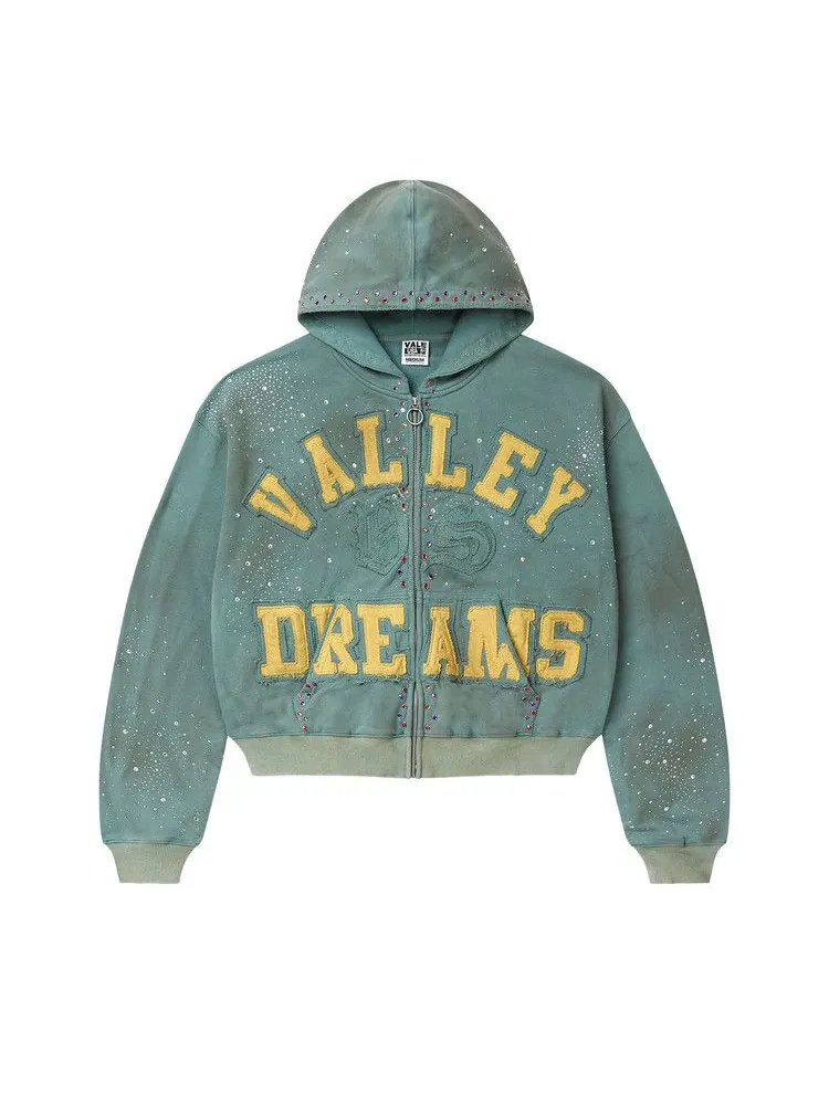Толстовка Vale Forever Bank Zip Up — изображение 1 из 2, зеленый