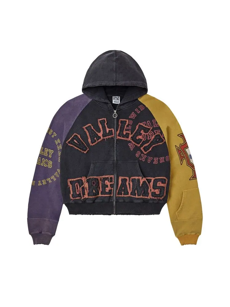 Толстовка Vale Forever Crest Zip Up — изображение 1 из 2, фиолетовый/черный/желтый