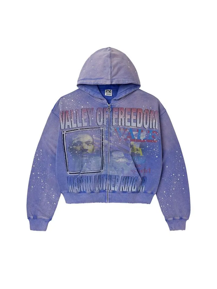 Толстовка Vale Forever Freedom Zip Up — изображение 1 из 2, сирень