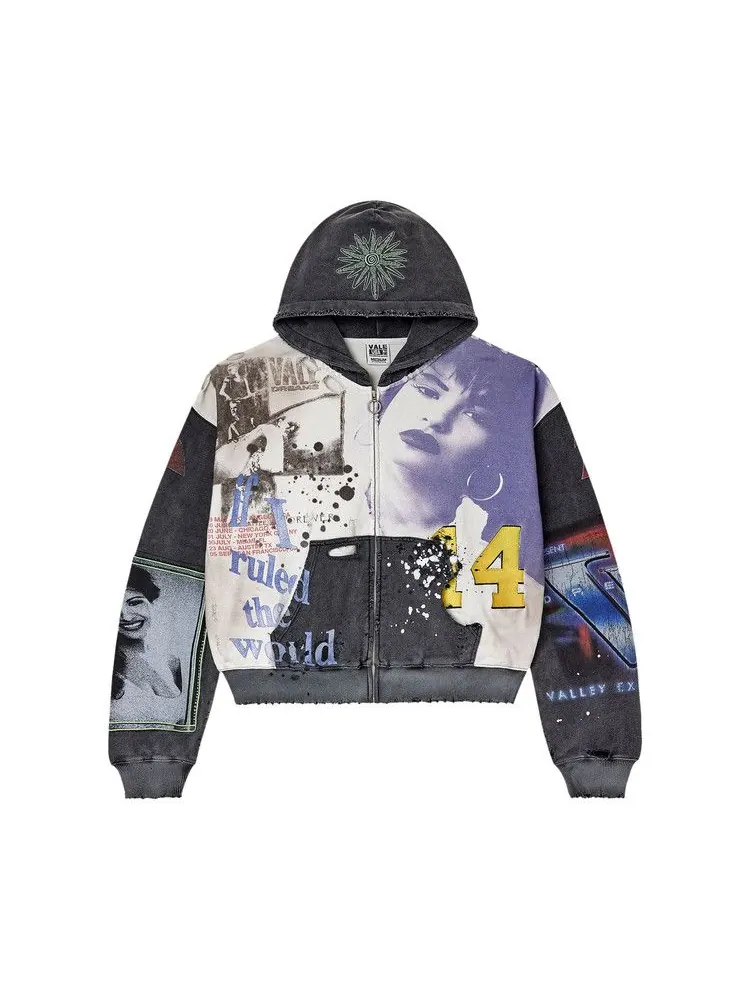 Толстовка Vale Forever Noise Zip Up, Dark Graphic — изображение 1 из 2, черный