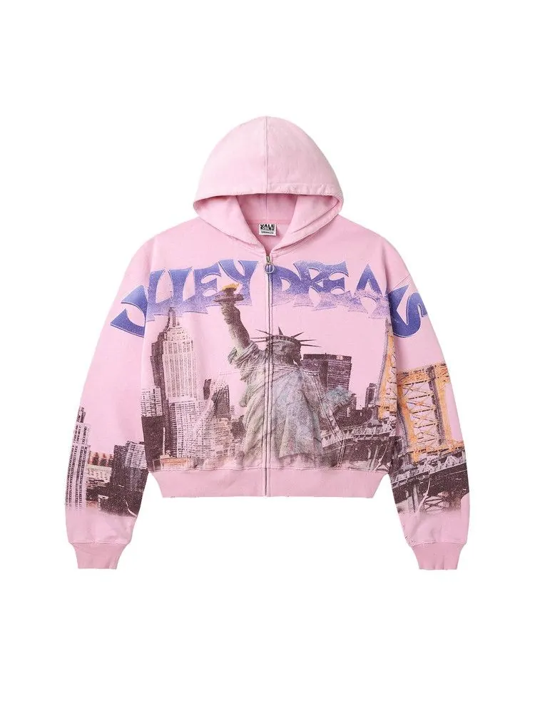 Толстовка Vale Forever NYC Zip Up — изображение 1 из 2, неоновый/розовый