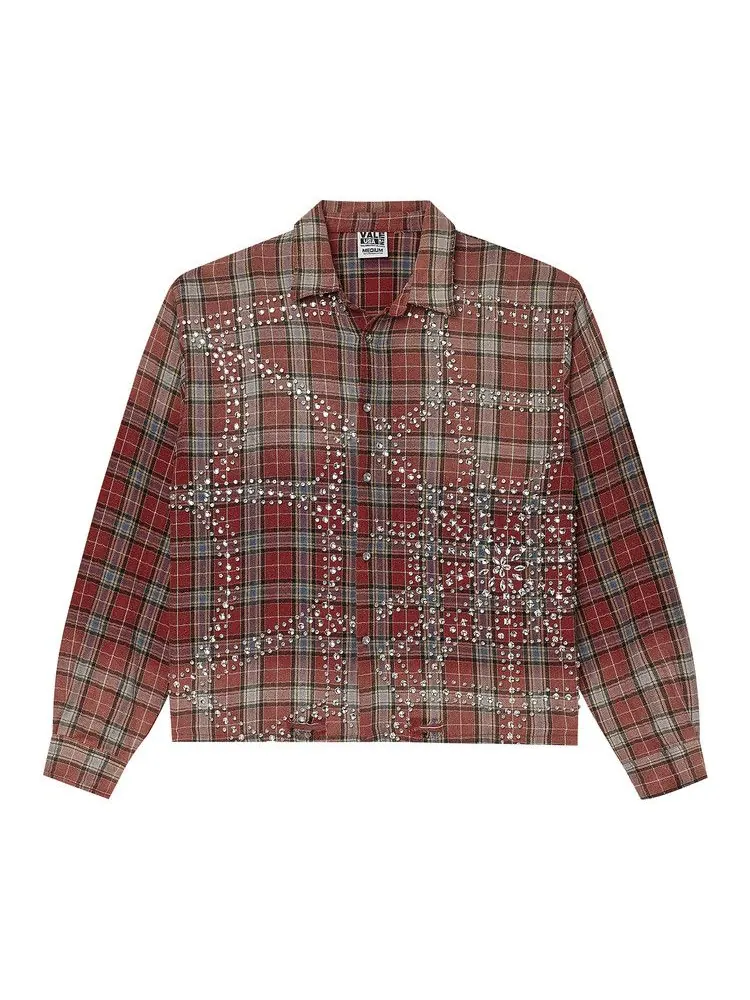 Топ Vale Forever Grinch Flannel — изображение 1 из 2, красный