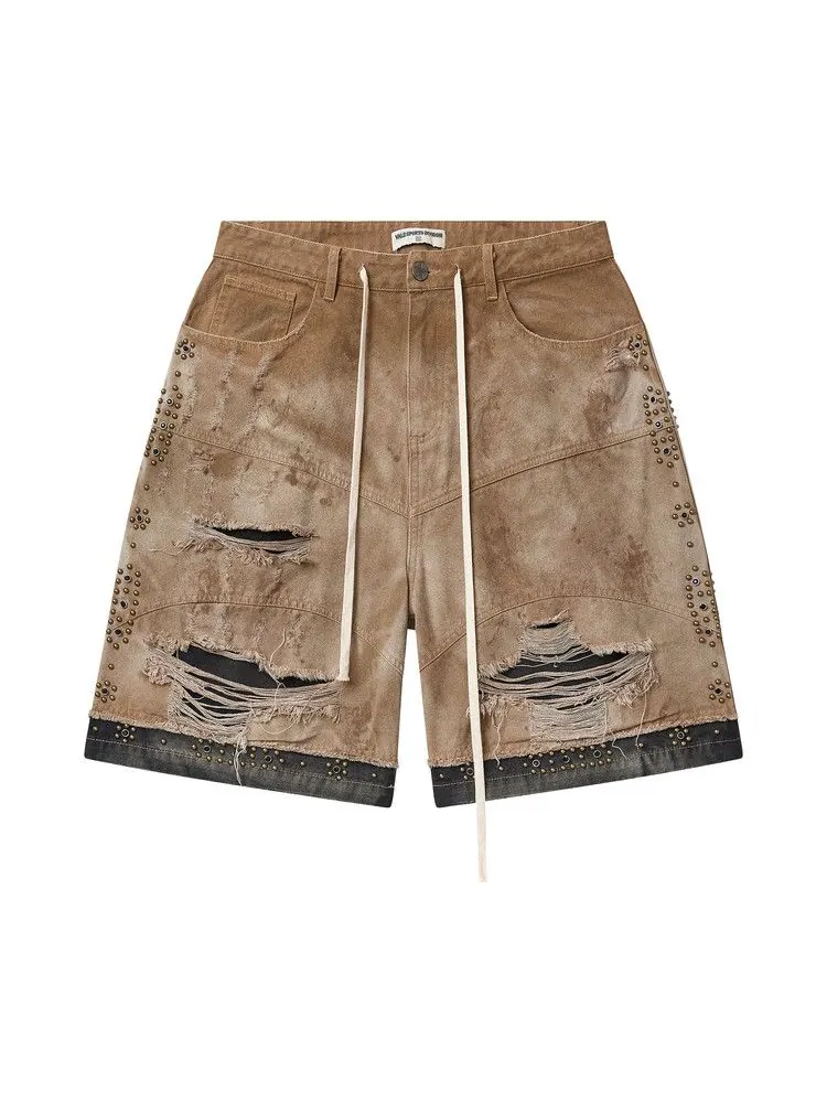 Брюки Vale Forever Cream Double Jorts — изображение 1 из 2, бежевый/черный