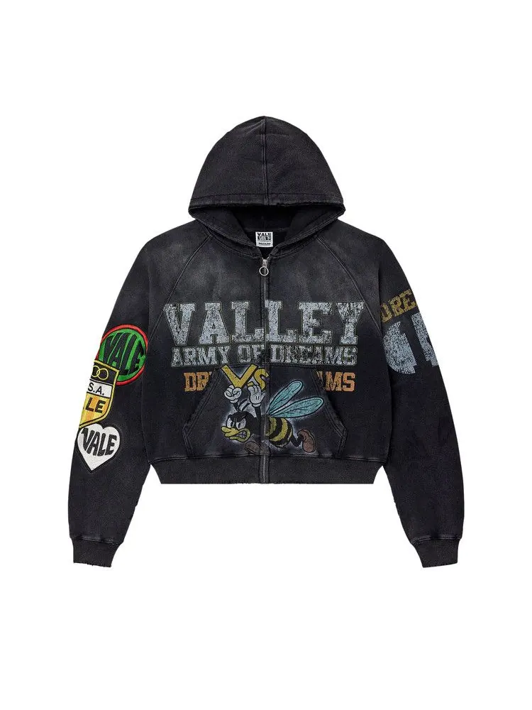 Толстовка Vale Forever Army Zip Up [] — изображение 1 из 2, черный
