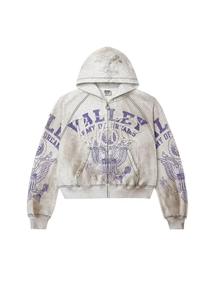 Толстовка Vale Forever Army Zip Up — изображение 1 из 2, серый