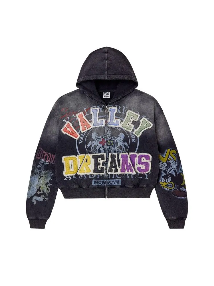 Толстовка Vale Forever Blasted Zip Up — изображение 1 из 2, черный