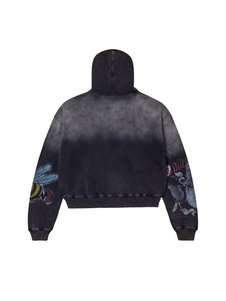 Толстовка Vale Forever Blasted Zip Up — изображение 2 из 2, черный