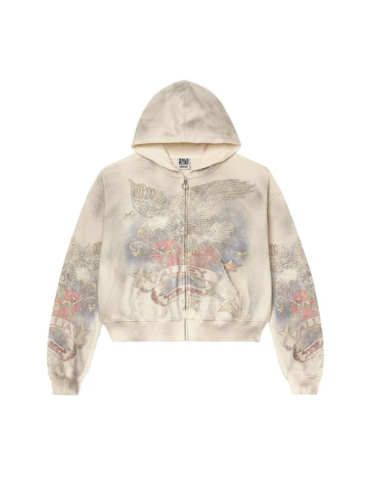Толстовка Vale Forever Nostalgia Zip Up — изображение 1 из 2, кремовый
