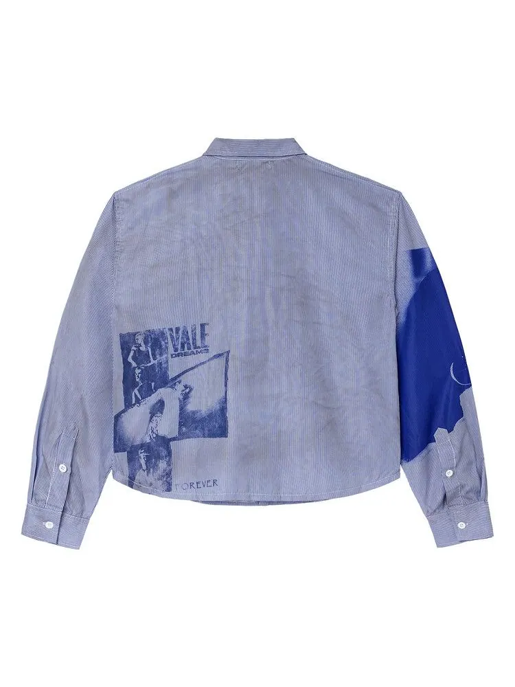 Топ Vale Forever Freedom Button Up — изображение 2 из 2, синий