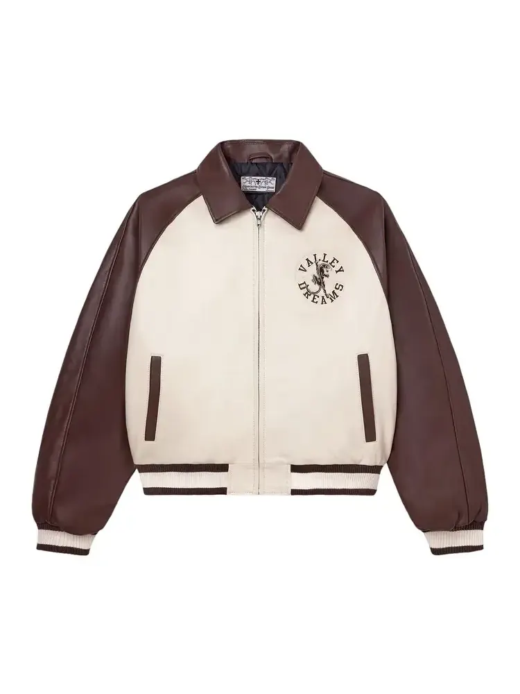 Vale Forever Woodbury Bomber 'Brown/Cream' — изображение 1 из 2, бежевый