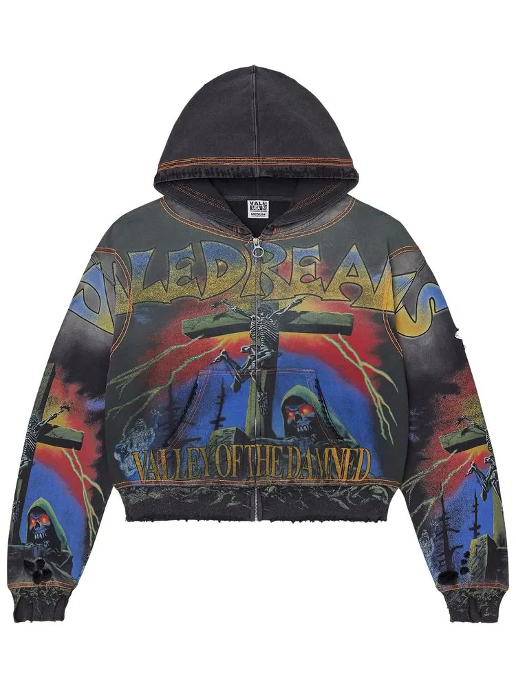 Толстовка Vale Forever Damned Big Zip Up — изображение 1 из 2, черный