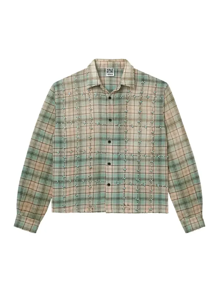 Vale Forever Little Gems Flannel 'Green' — изображение 1 из 2, зеленый