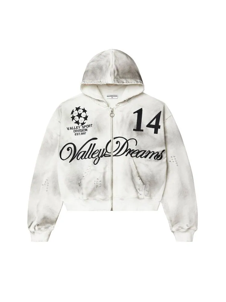 Худи Vale Forever Oreo 14 Zip Up Hoodie, Dest/Smoke — изображение 1 из 2, белый