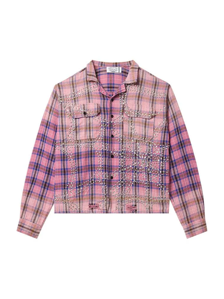 Топ Vale Forever Piggy Bank Flannel — изображение 1 из 2, фиолетовый