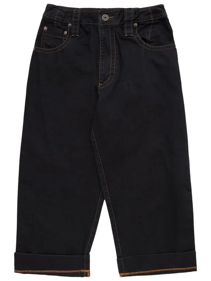 Джинсы VAQUERA Wide Leg Baby Jeans — черный