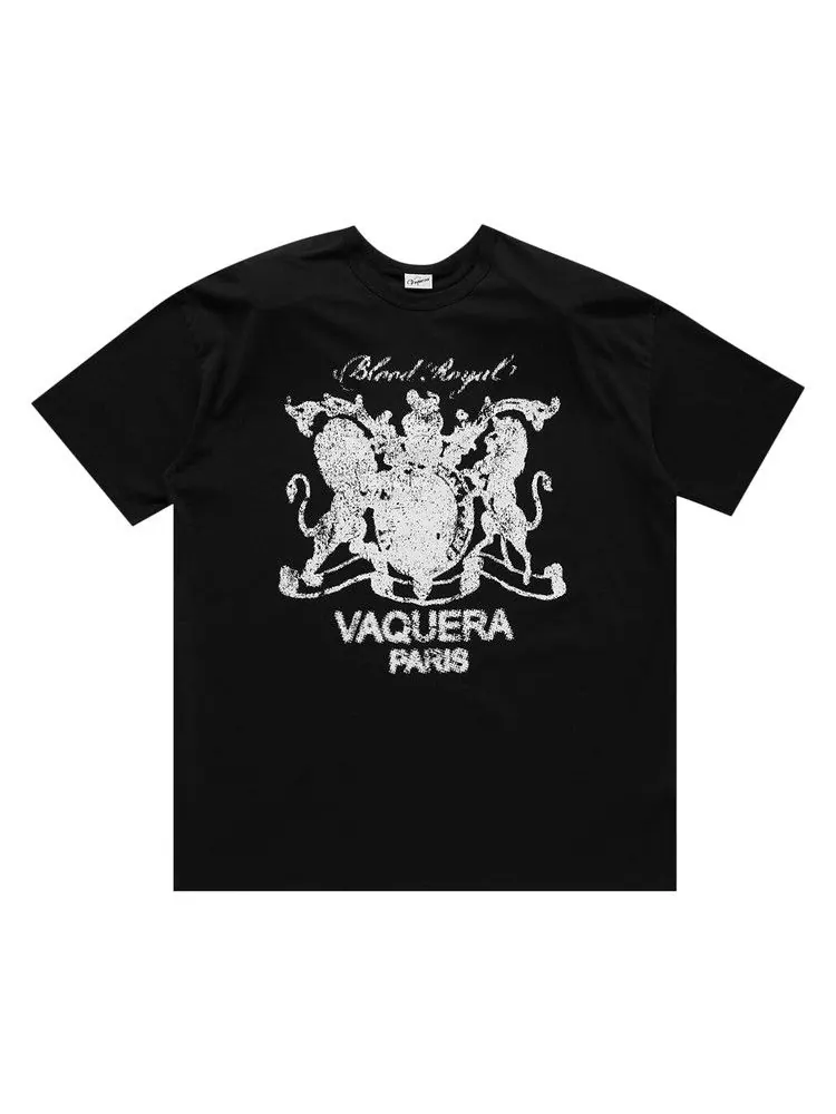 Футболка VAQUERA Shoulder Pads T-Shirt — черный