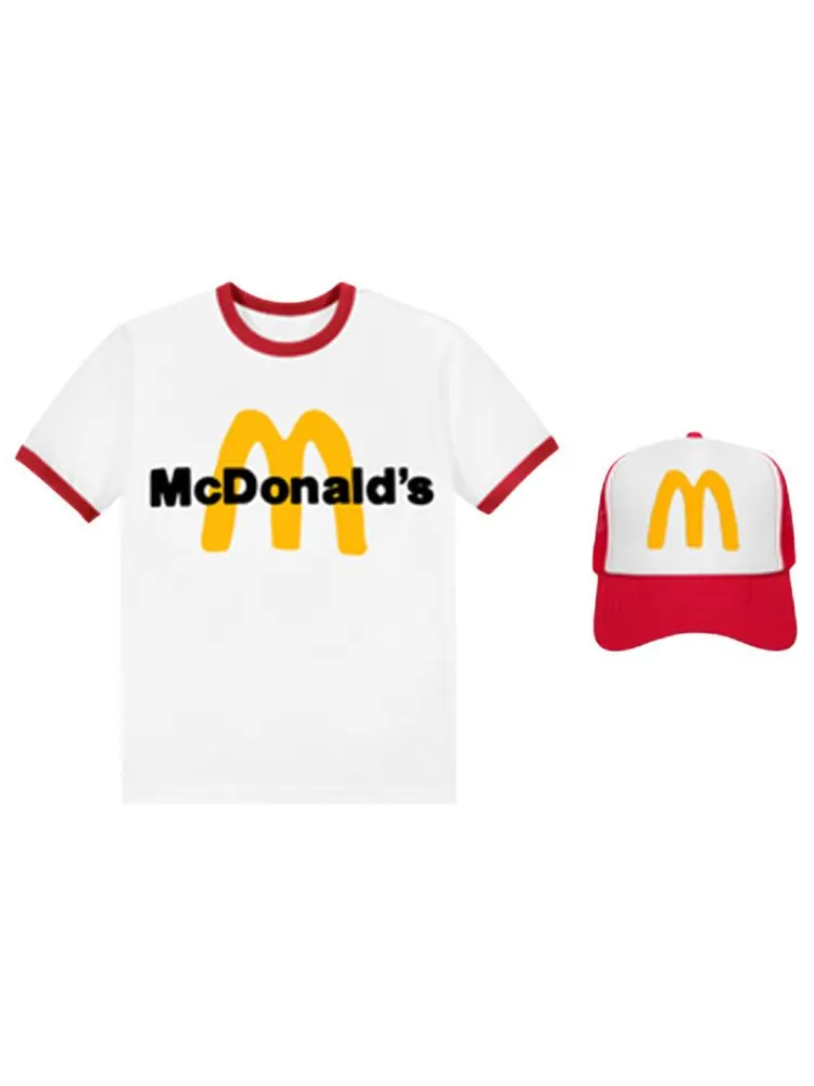 Топ Cactus Plant Flea Market x McDonalds Cactus Buddy! Uniform — изображение 4 из 4, белый/красный