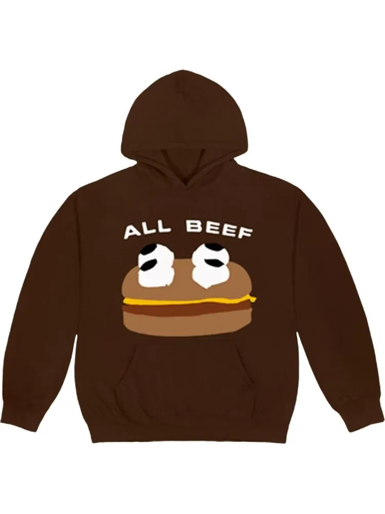 Худи Cactus Plant Flea Market x McDonald's All Beef Hoodie 'Chocolate' — изображение 1 из 2, коричневый
