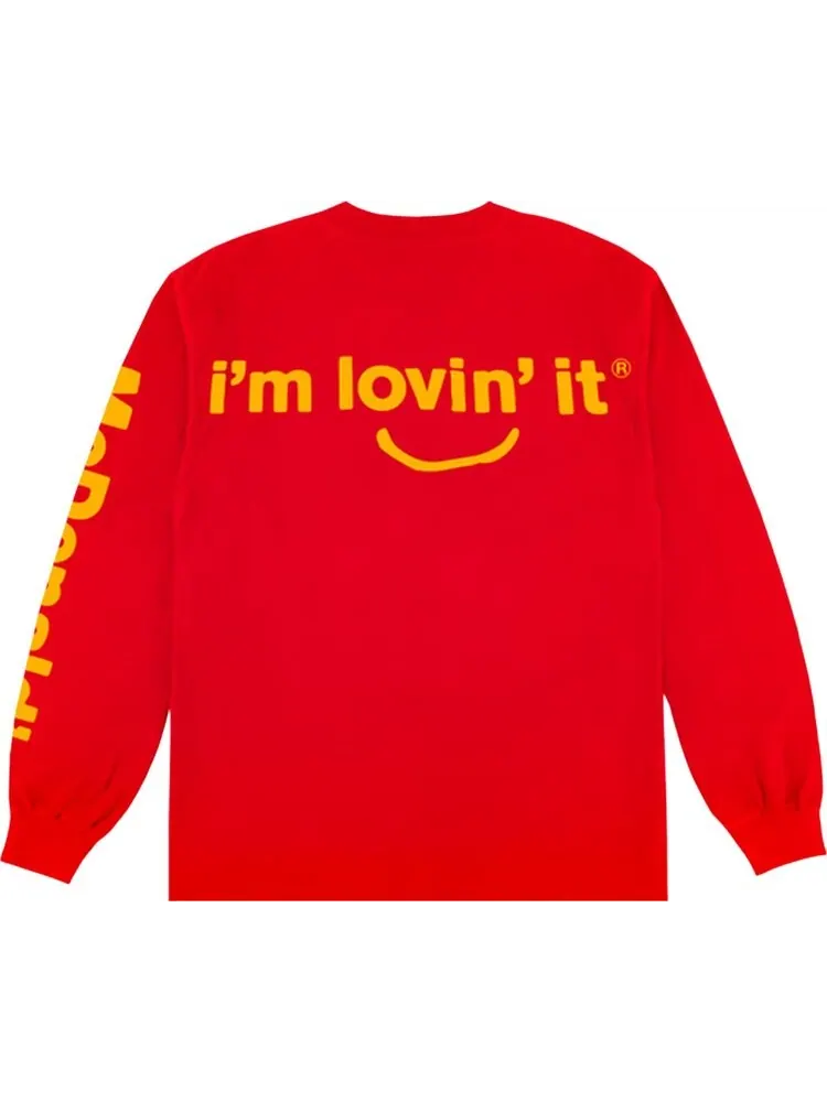 Лонгслив Cactus Plant Flea Market x McDonald's Drive-Thru Long-Sleeve 'Tomato' — изображение 2 из 2, красный