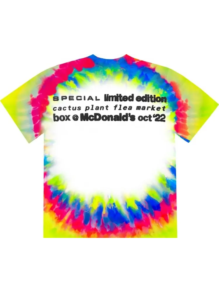 Футболка Cactus Plant Flea Market x McDonald's Cactus Buddy! And Friends Tee 'Custom Tie-Dye' — изображение 2 из 2, мульти