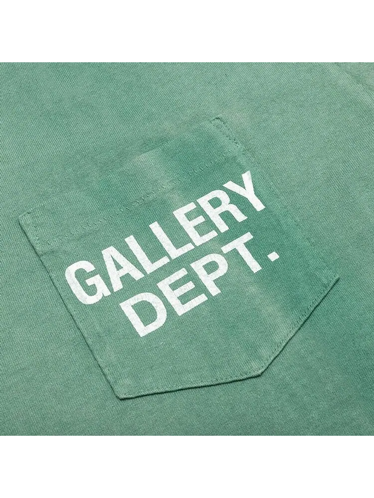 Футболка Gallery Dept. Vintage Logo Painted 'Green' — изображение 3 из 3, зеленый
