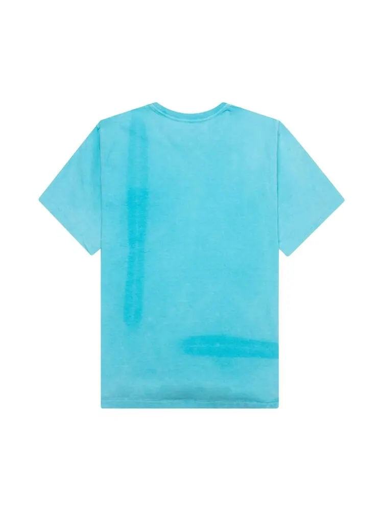 Футболка Gallery Dept. Vintage Logo Painted Turquoise — изображение 2 из 3, синий