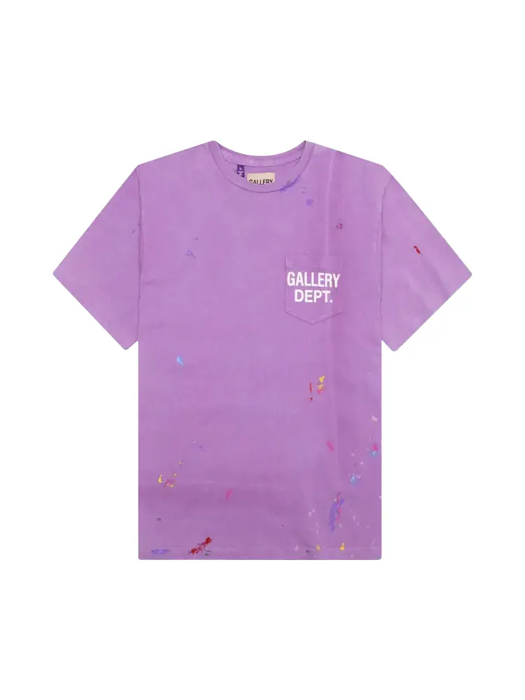 Футболка Gallery Dept. Vintage Logo Painted 'Purple' — изображение 1 из 3, фиолетовый