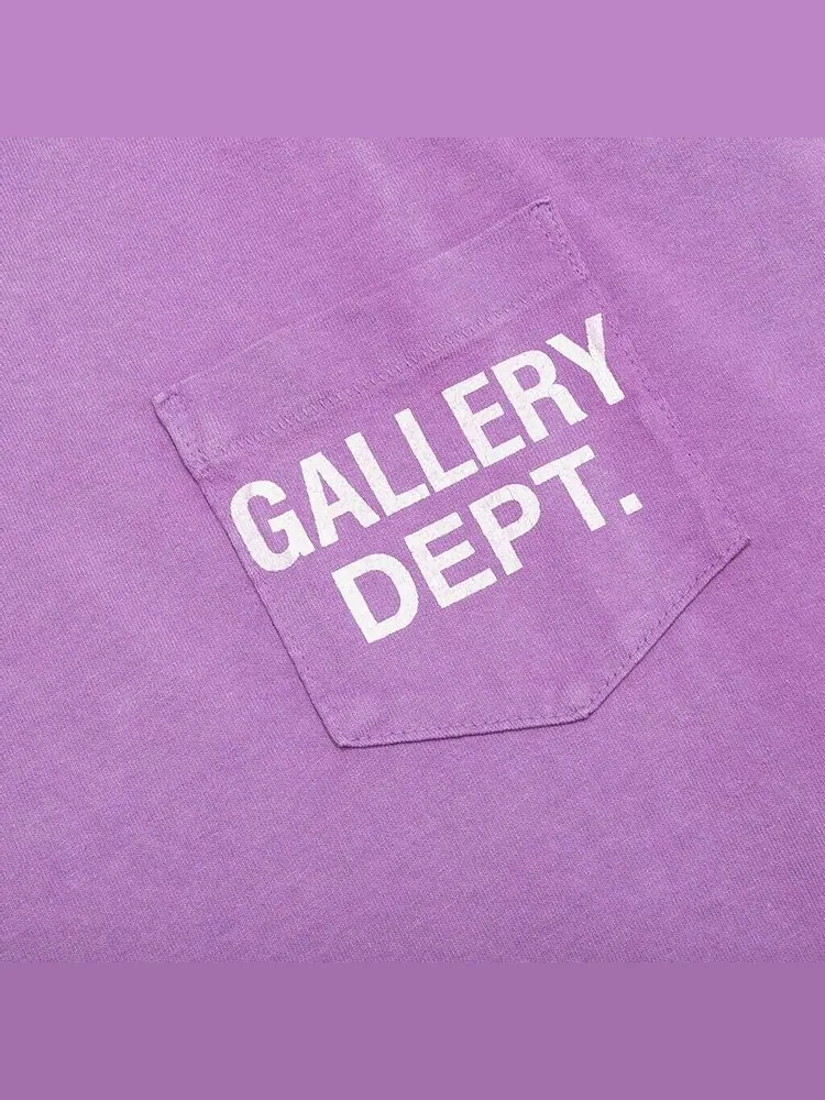Футболка Gallery Dept. Vintage Logo Painted 'Purple' — изображение 3 из 3, фиолетовый