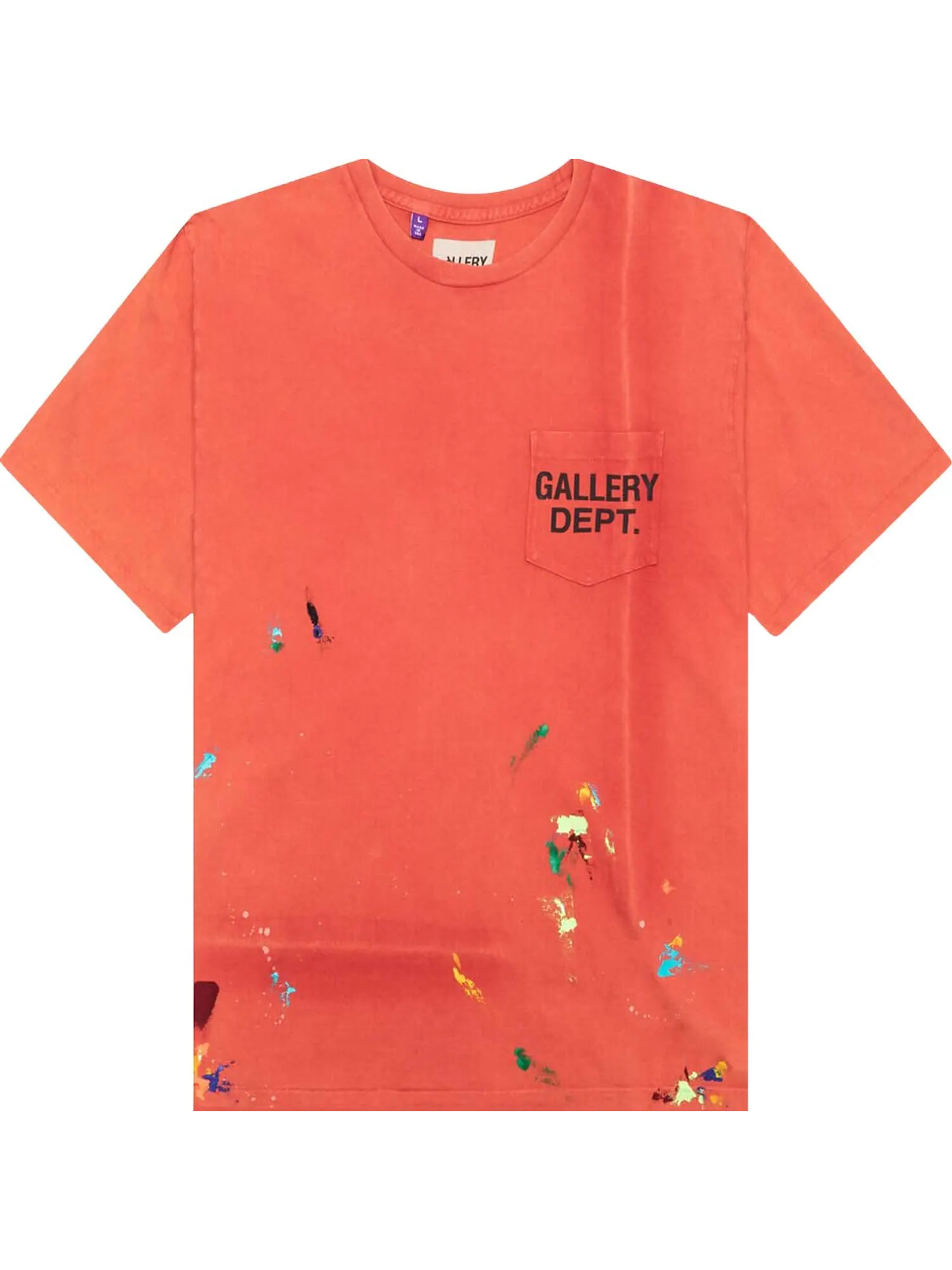 Футболка Gallery Dept. Vintage Logo Painted — изображение 1 из 2, красный