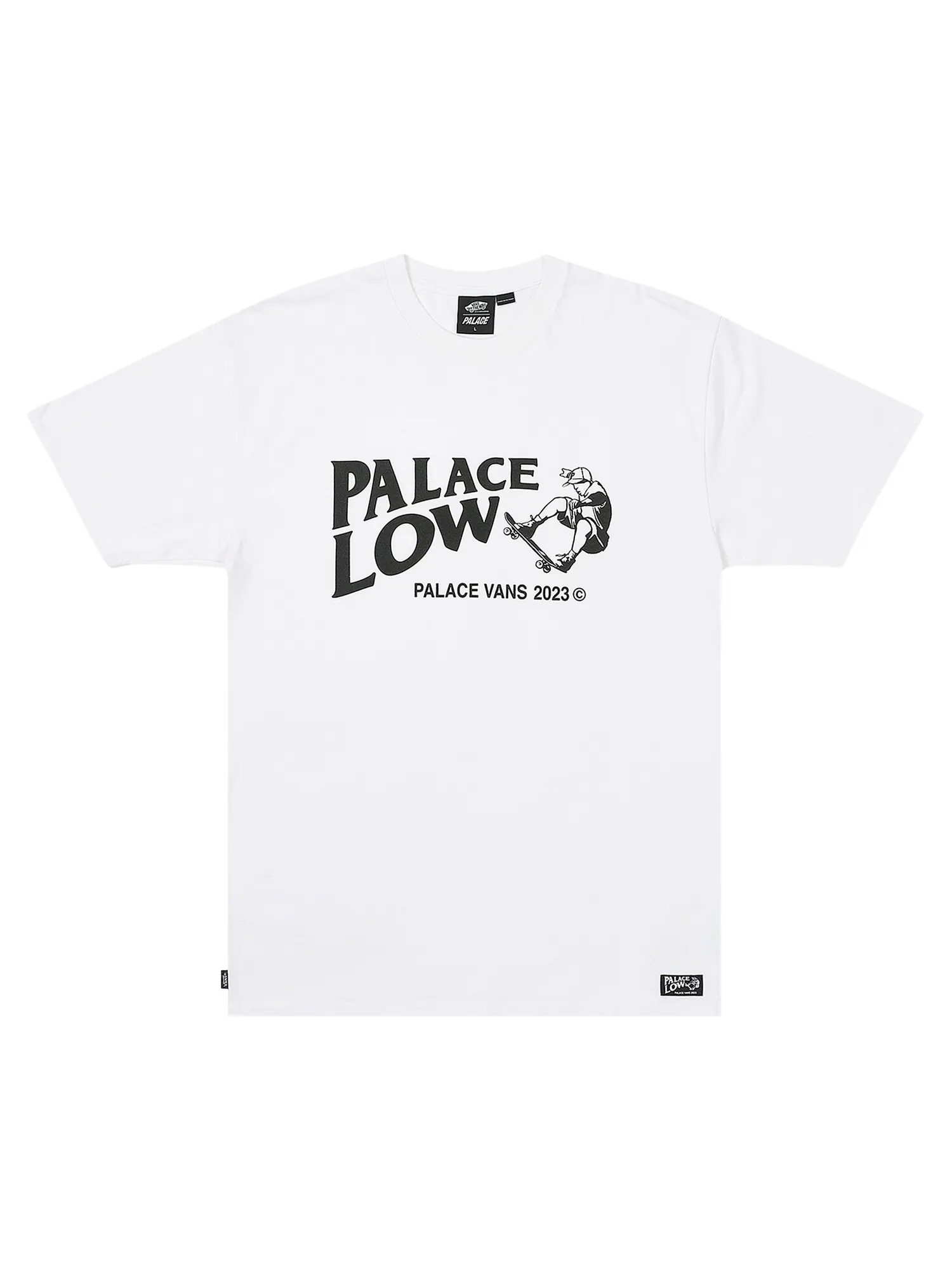 Футболка Palace x Vans Low — изображение 1 из 1, белый