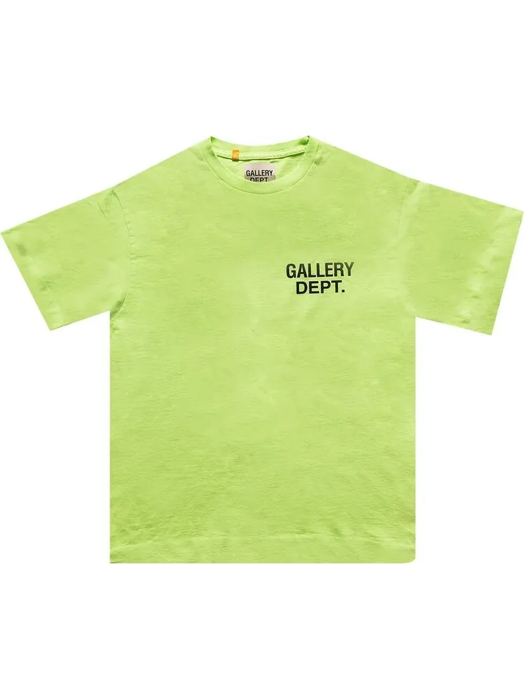 Футболка Gallery Dept. Vintage Souvenir Tee 'Lime Green' — изображение 1 из 2, зеленый