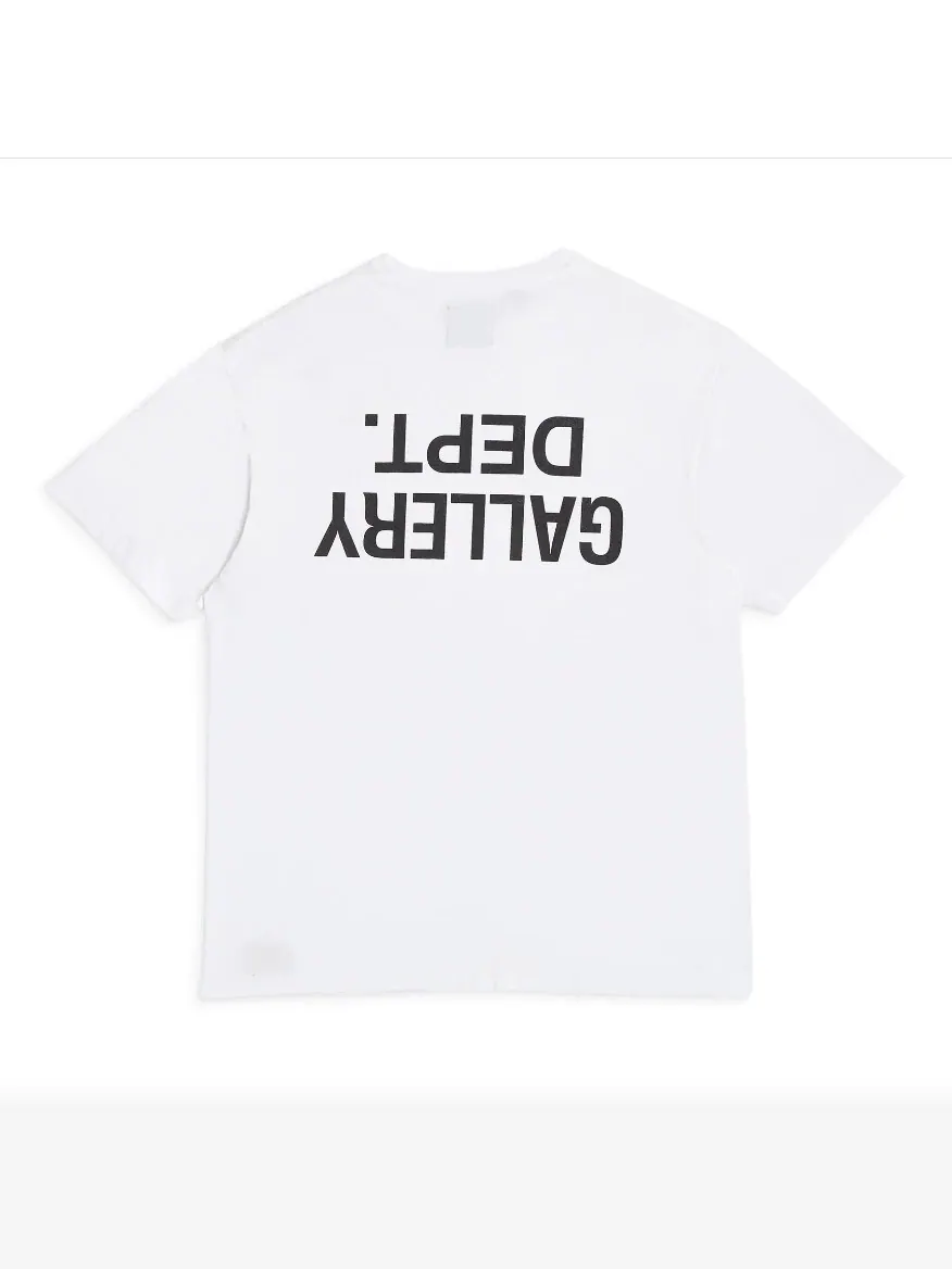 Футболка с логотипом F**ked Up Gallery Dept. — изображение 2 из 2, белый