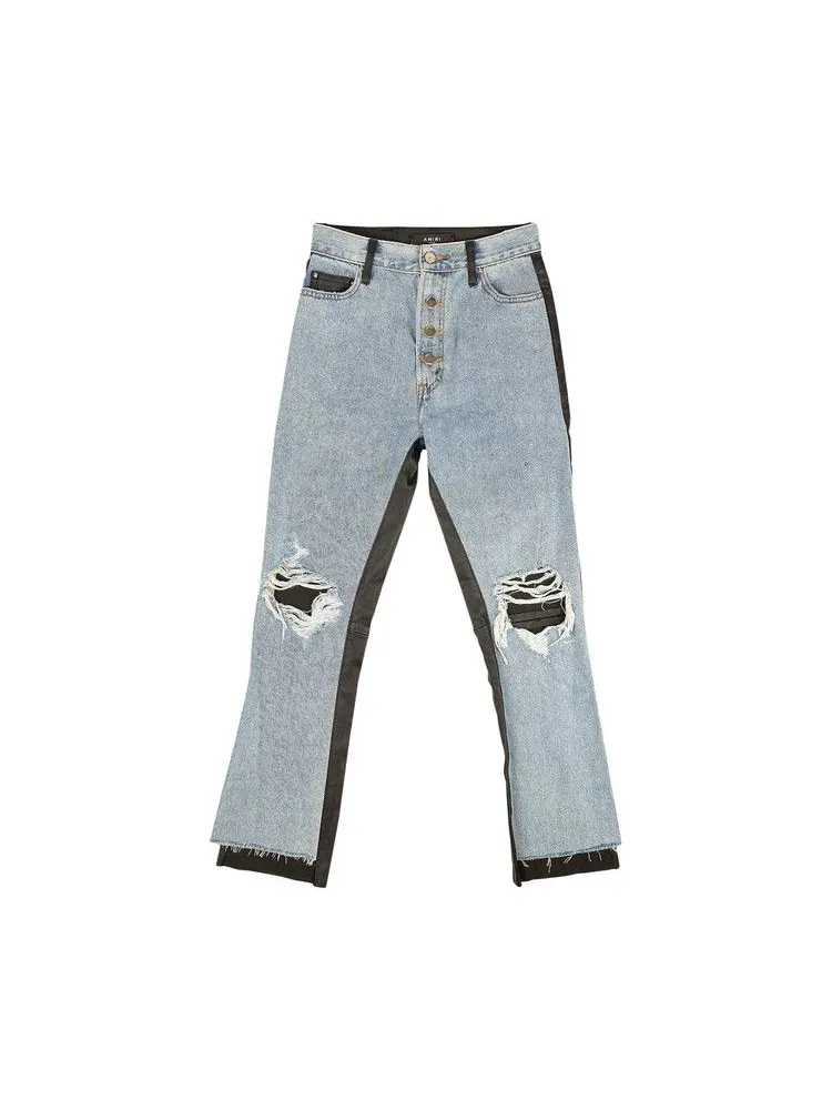 Брюки Amiri Baggy Leather Pants — изображение 1 из 1, черный