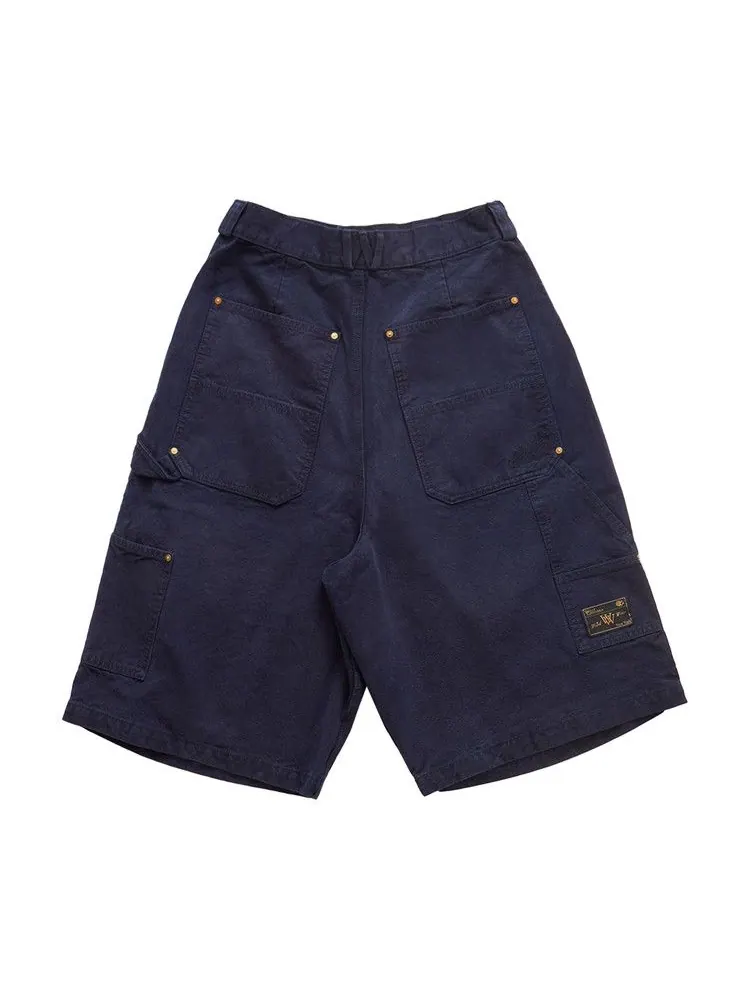 Шорты Willy Chavarria Stockton Double Knee Short, Peacoat — изображение 2 из 2, синий