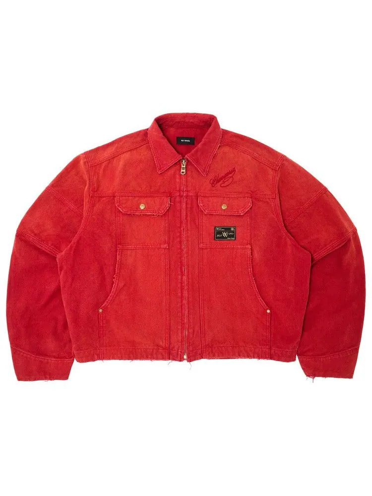Куртка Willy Chavarria Stotckton Work Jacket — изображение 1 из 2, красный