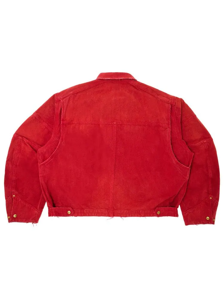 Куртка Willy Chavarria Stotckton Work Jacket — изображение 2 из 2, красный