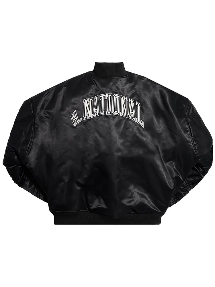 Куртка Willy Chavarria x Kendrick Lamar x NFL g. National Bomber Jacket 'Black' — изображение 2 из 2, черный