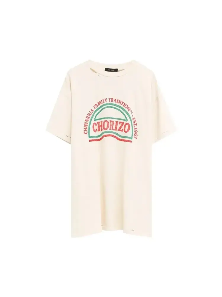 Willy Chavarria Chorizo Easy Tee 'Masa' — изображение 1 из 2, белый