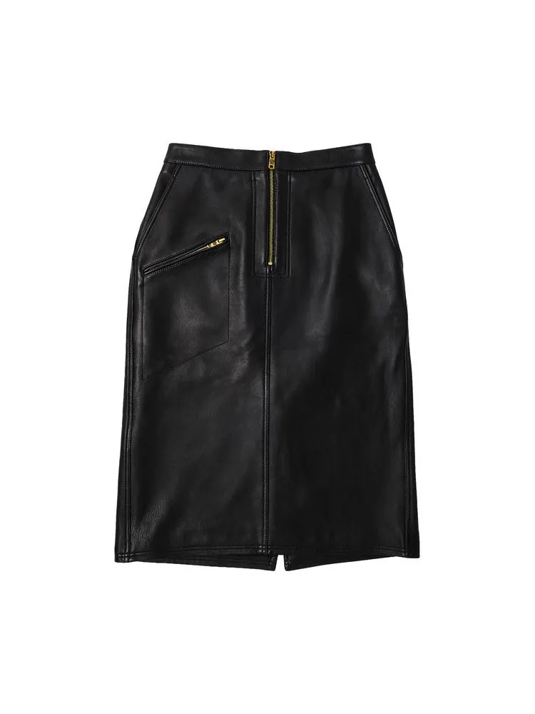 Юбка Willy Chavarria Leather Skirt