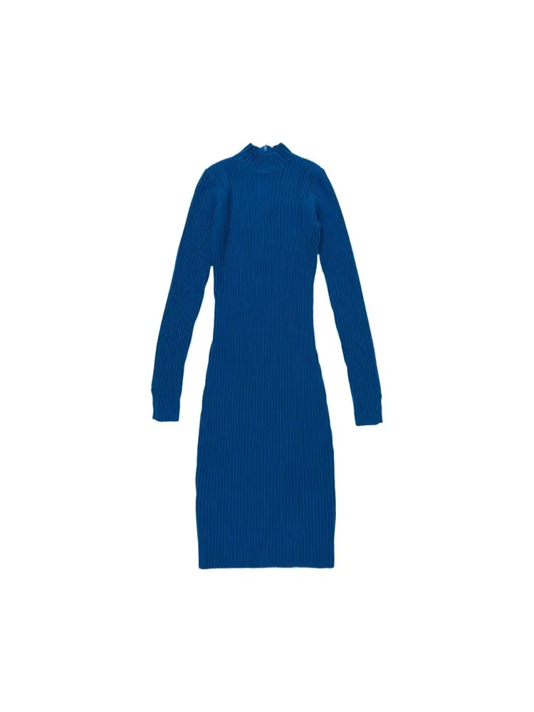 Платье Honor The Gift Rib Dress 'Blue' — изображение 1 из 2, синий