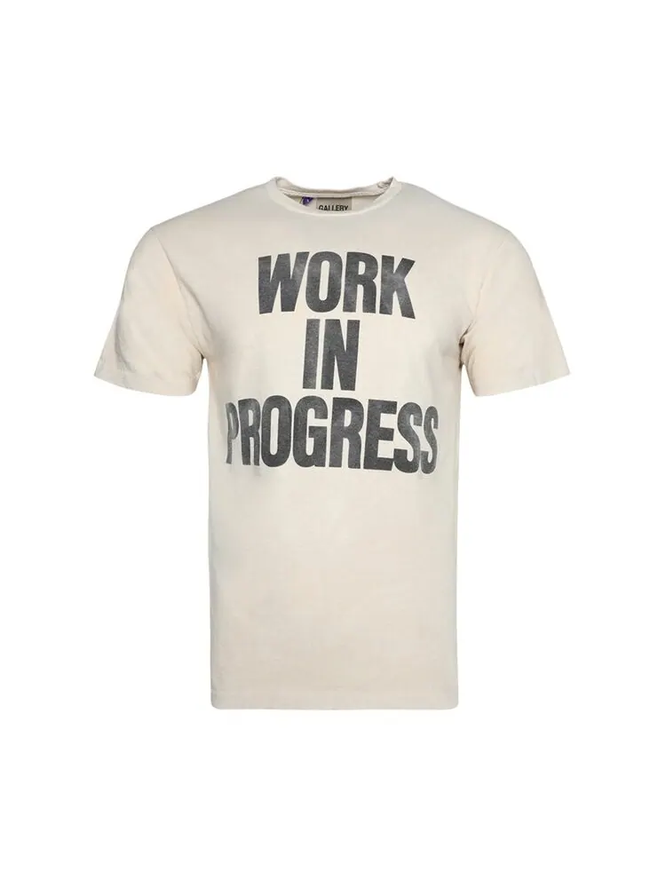 Футболка Gallery Dept. Work In Progress 'Antique White' — изображение 1 из 1, белый