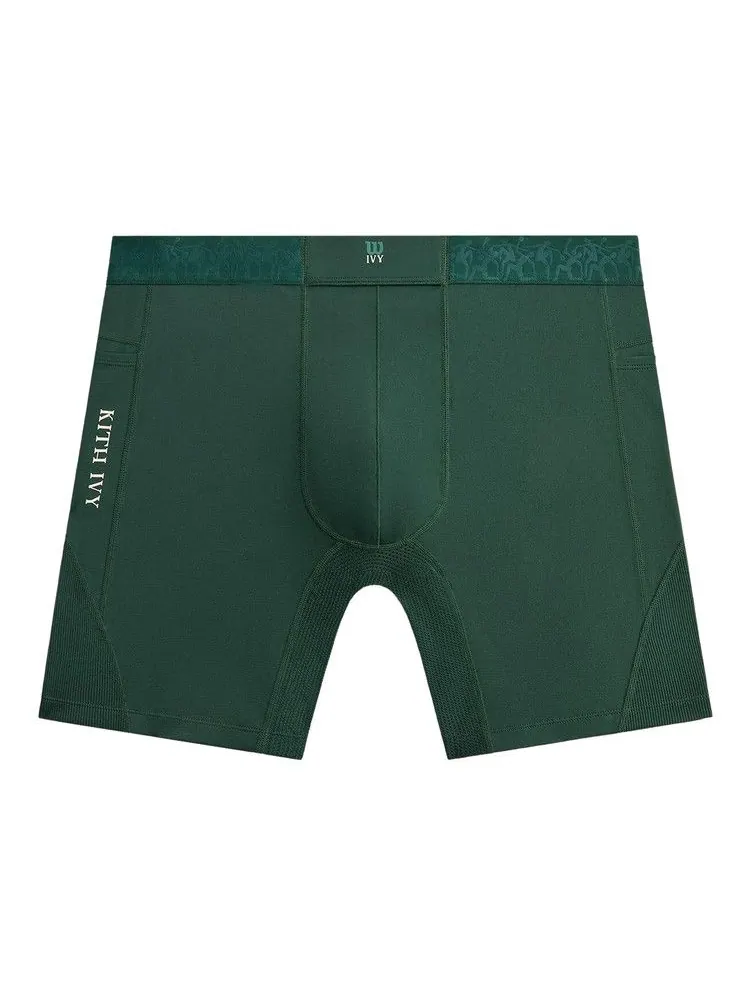 Шорты Kith Ivy For Wilson Meridian Compression Short — изображение 1 из 3, зеленый