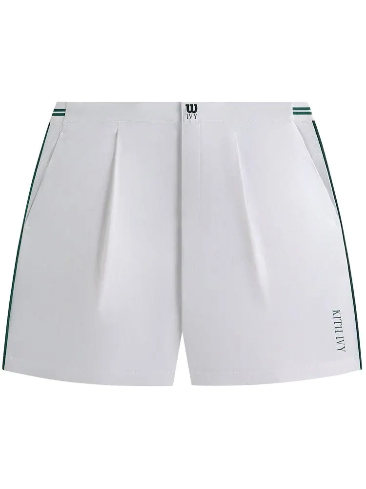 Шорты Kith Ivy For Wilson Meridian Pleated Short — изображение 1 из 2, белый