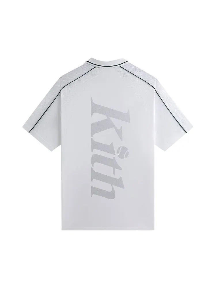 Поло Kith x Wilson Doherty Zip Front Polo — изображение 2 из 2, белый