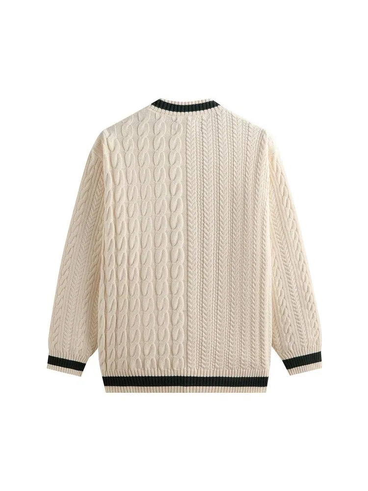 Свитер Kith x Wilson Cardigan Sweater, Sandrift — изображение 2 из 2, бежевый